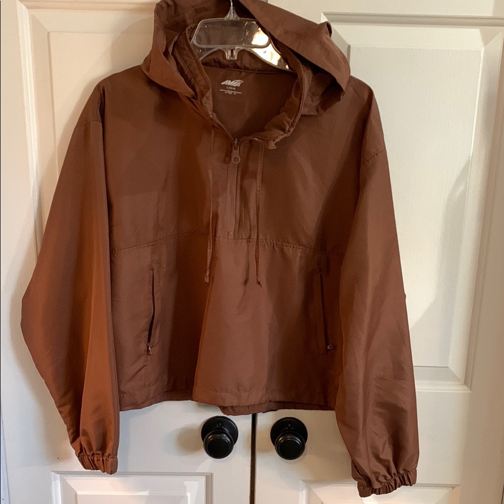 Avia Brown Utility Jacket with Hood